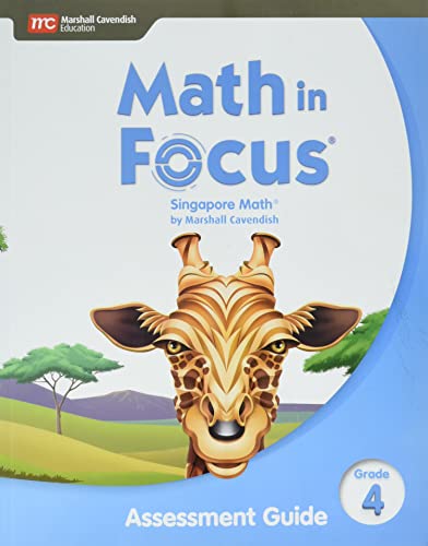 Math in Focus Assessment Guide Grade 4